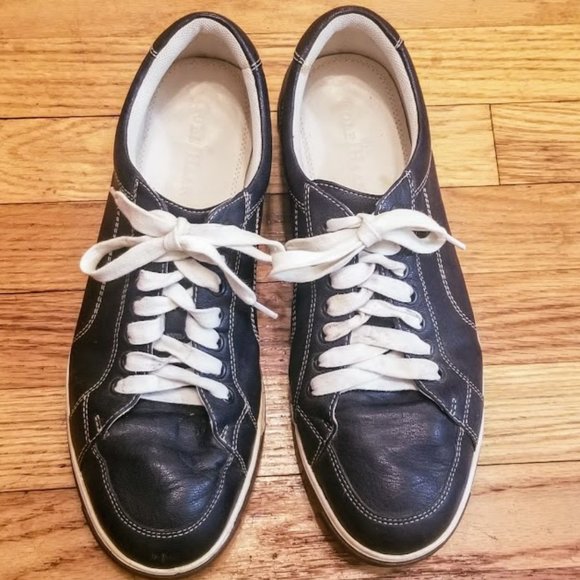 Cole Haan | Nike Air | Men's | Leather | Lace Up | Sneaker | Blk | Size: 10.5M - Picture 4 of 16